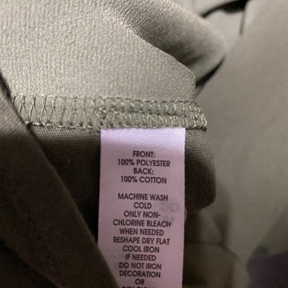 Loft Green sleeveless top tank top ruffle collar and near sleeve XS Dark Green - Picture 5 of 5